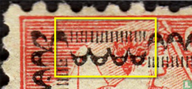 Type Dubois, surcharged