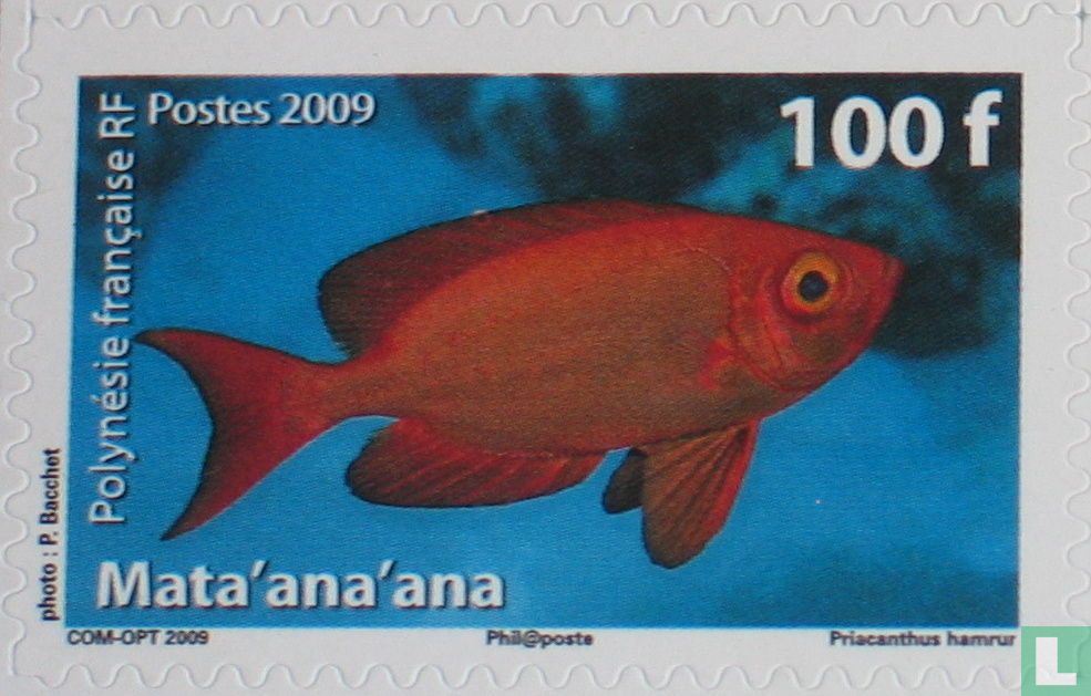 Polynesia Fish Types Fish 100 (2009) - French Polynesia - LastDodo