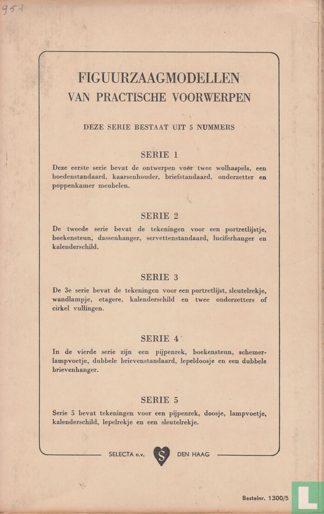 Figuurzaagmodellen van practische voorwerpen
