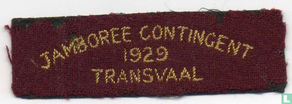 Transvaal contingent - 3rd World Jamboree