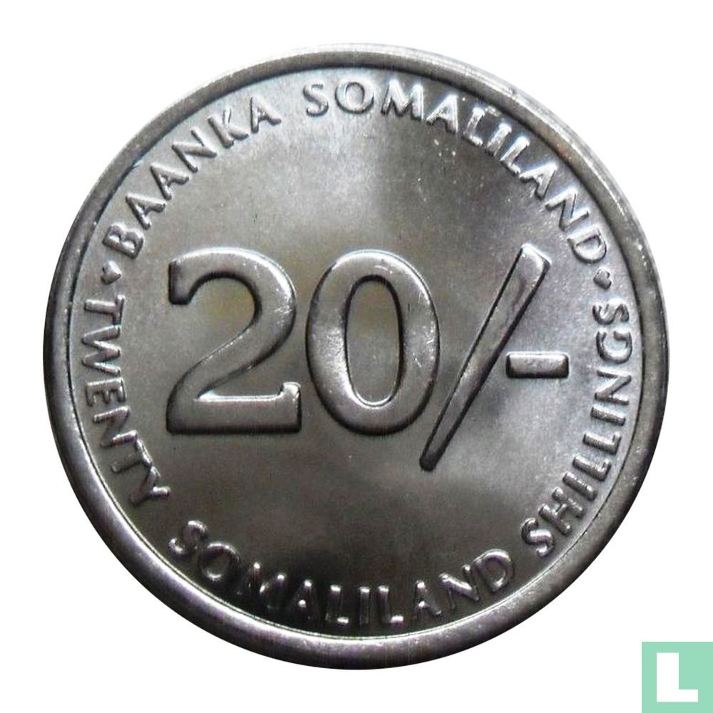 Somaliland 20 shilling 2002