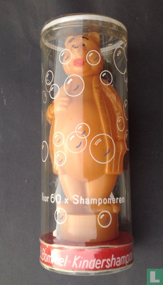 Bumblebee shampoo bottle in authentic packaging