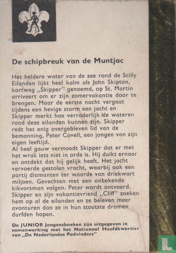 De schipbreuk van de "Muntjac"