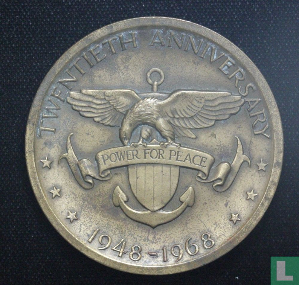 USA US Navy 6th Fleet 20th Anniversary 1968 (1968) - Commemorative