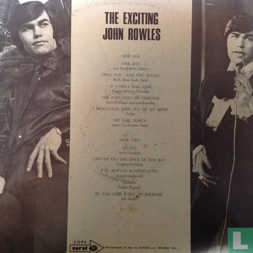 The exciting John Rowles