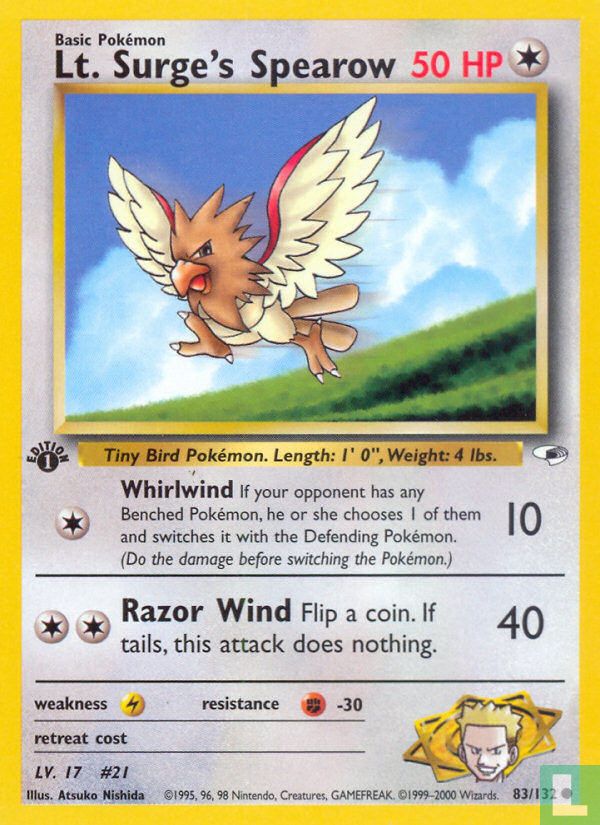 Lt. Surge's Spearow