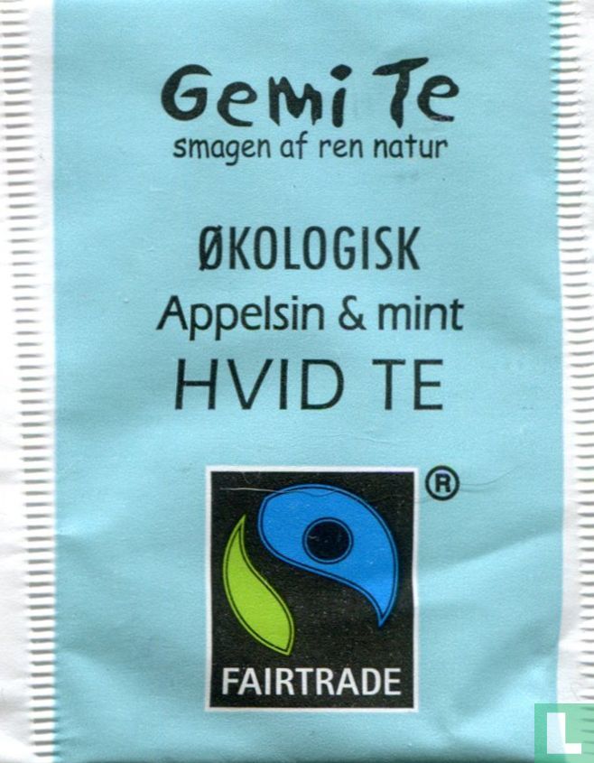 Hvid Te Appelsin & mint