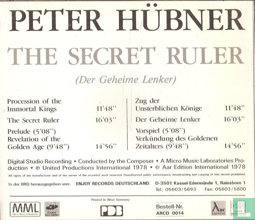 The Secret Ruler