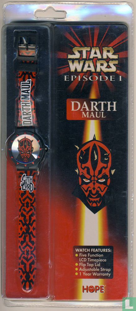 Star Wars Episode 1 Watch Darth Maul (1999) - Hope Industries Inc