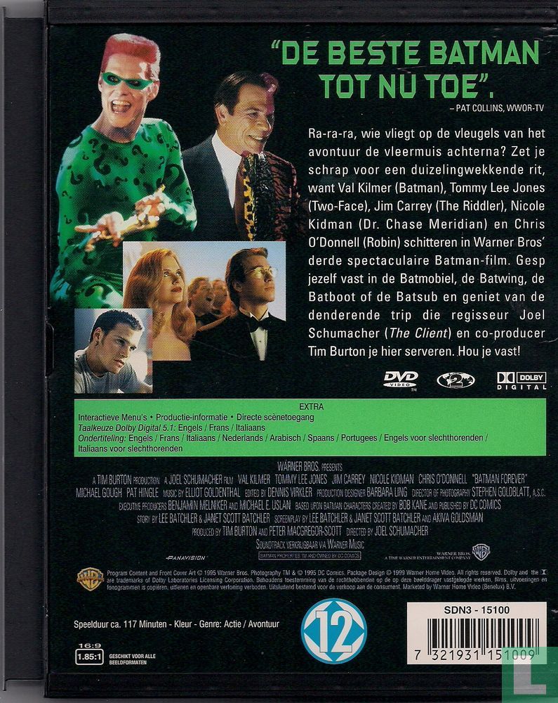 Batman Forever DVD 3 (1999) - DVD - LastDodo