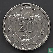 Österreich 20 Heller 1908