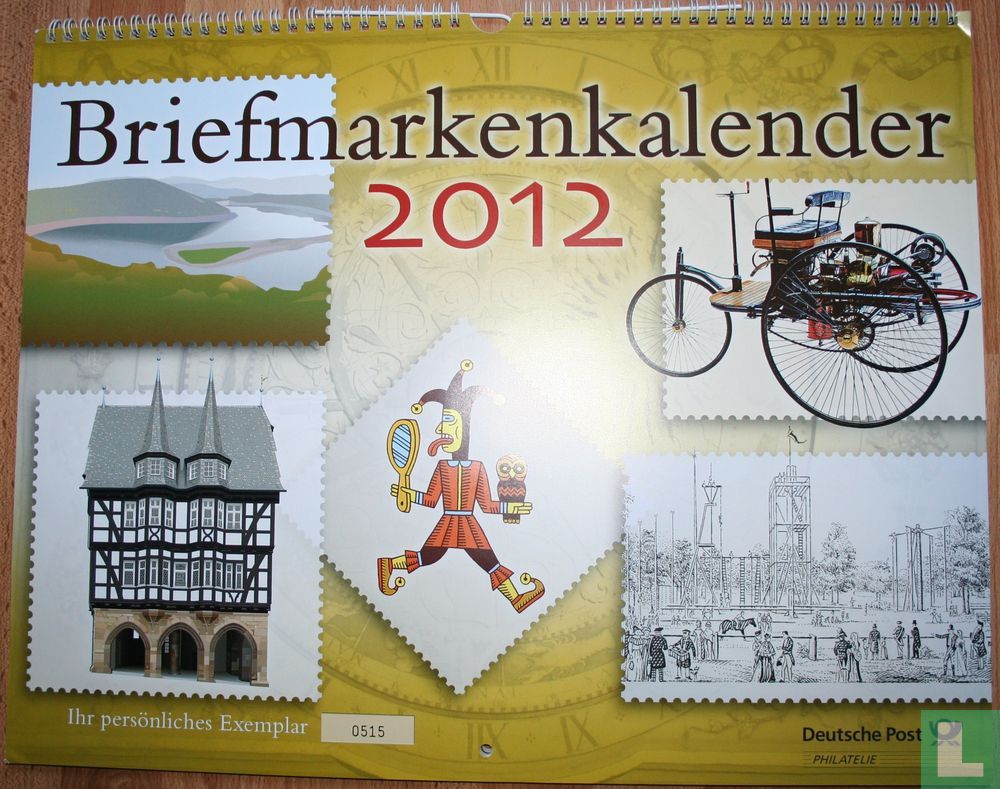 Briefmarkenkalender 2012