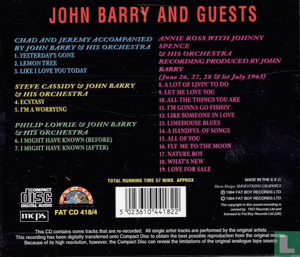 John Barry and Guests