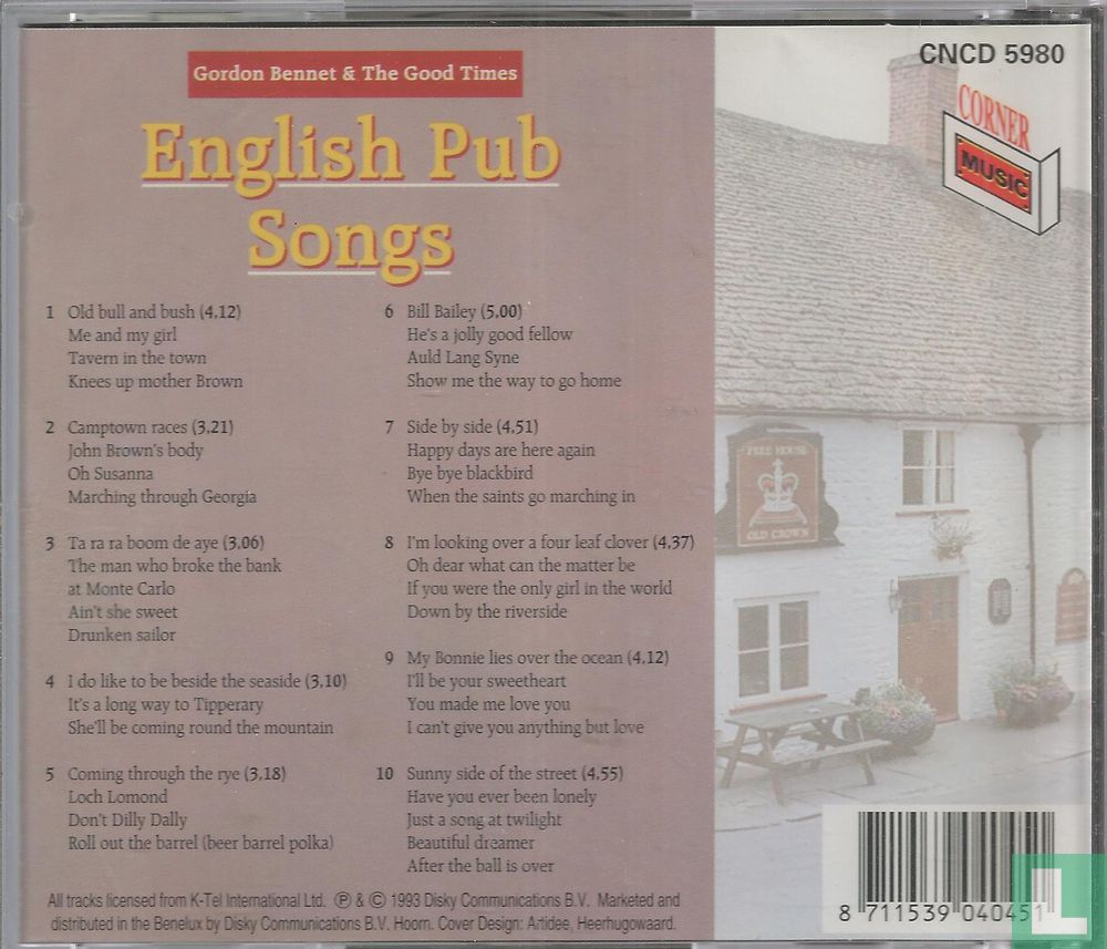 English Pub Songs