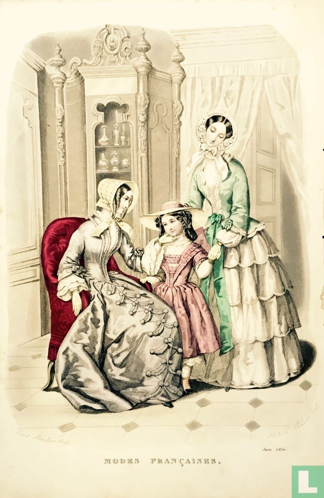 Deux femmes et une fille -Juin 1850