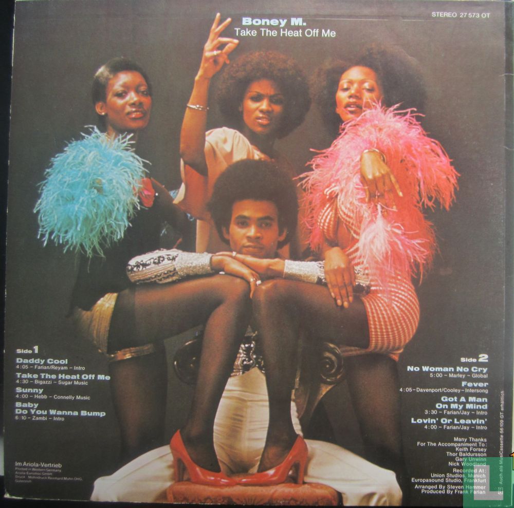 Take the Heat off Me LP 27 573 OT (1976) - Boney M. - LastDodo