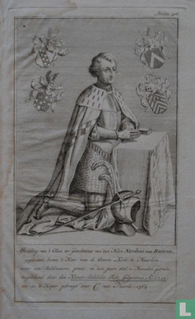 Afbeelding van 't Glas, ter gedachtenis van den Heere Nicolaas van Ruiven