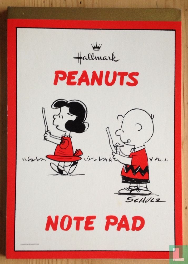 Peanuts Note pad 