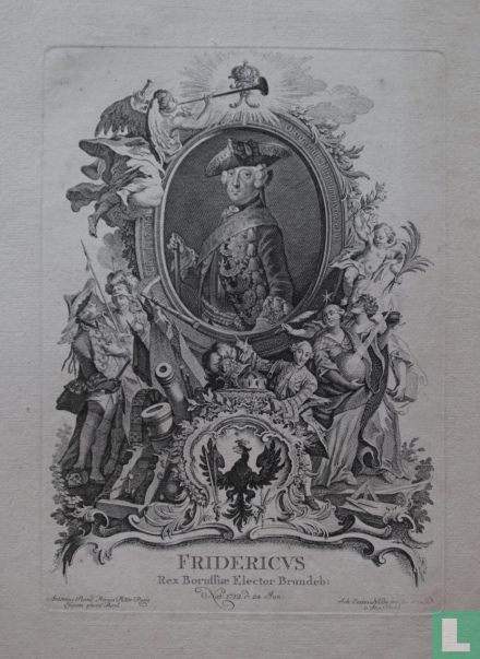 FRIDERICUS Rex Borussiae Elector Brandeb: