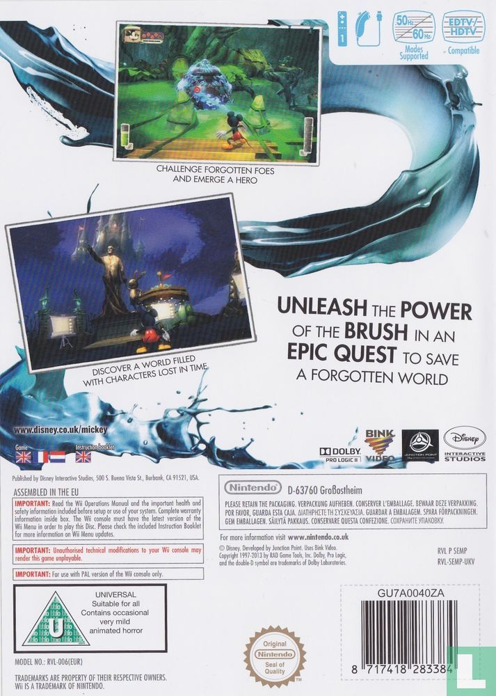 Disney Epic Mickey