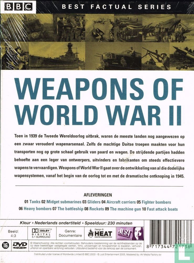 Weapons of World War II DVD (2005) - DVD - LastDodo
