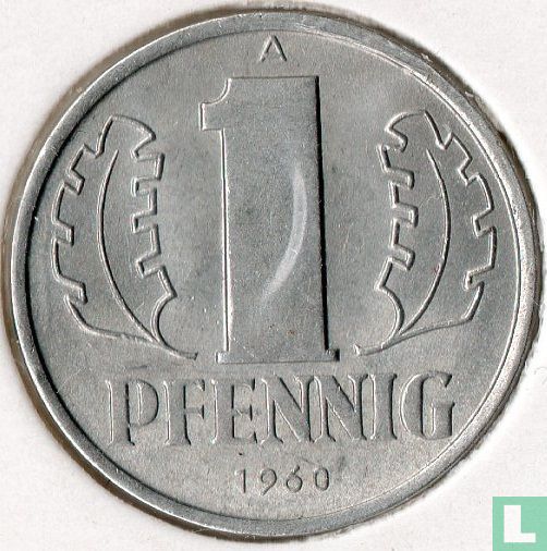 RDA 1 pfennig 1960