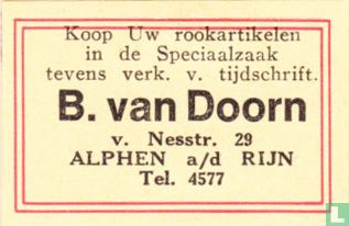 Rookartikelen - B. van Doorn