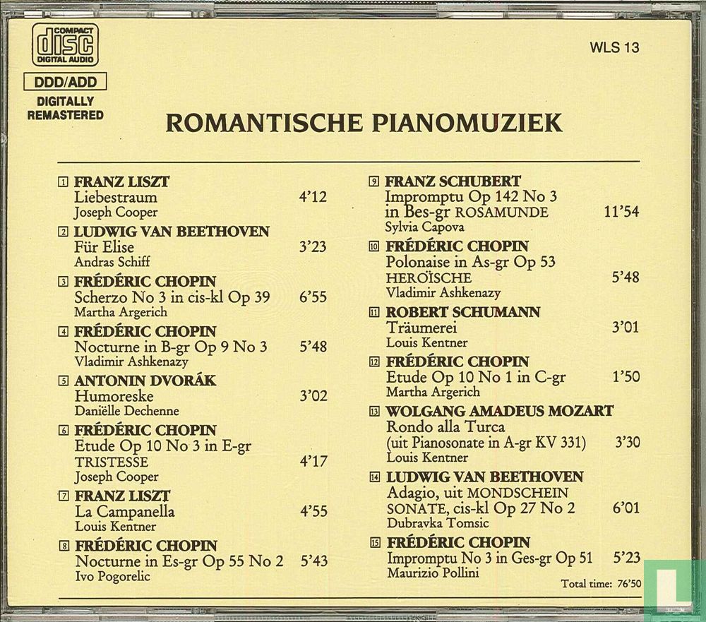 Romantische Pianomuziek