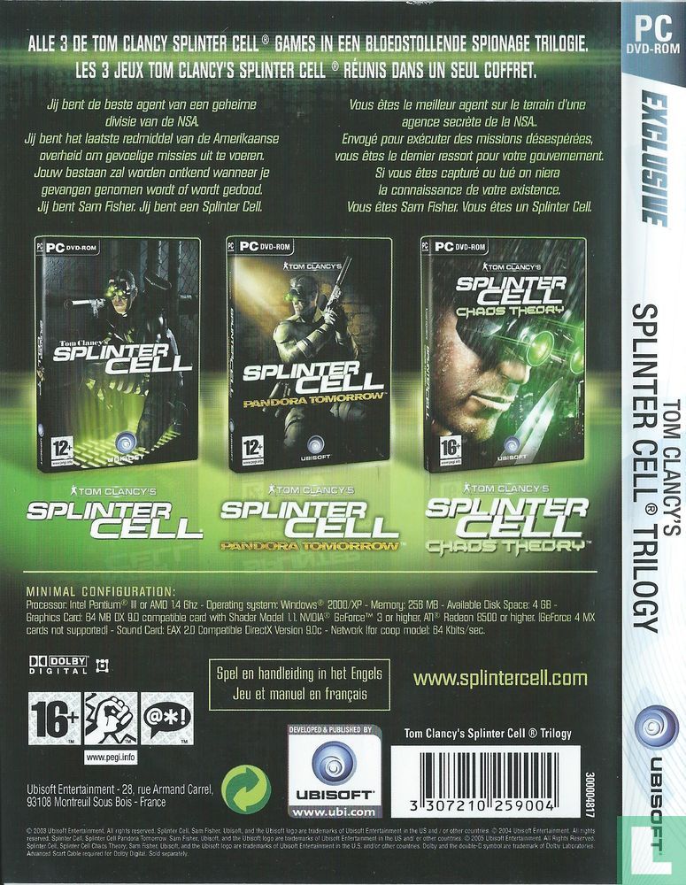 Tom Clancy's Splinter Cell: Trilogy