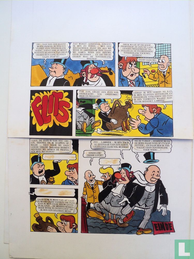 Stripfiguren aan de zwier 