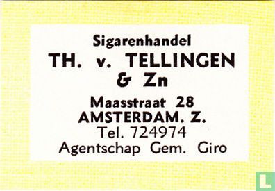 Sigarenhandel Th. v. Tellingen