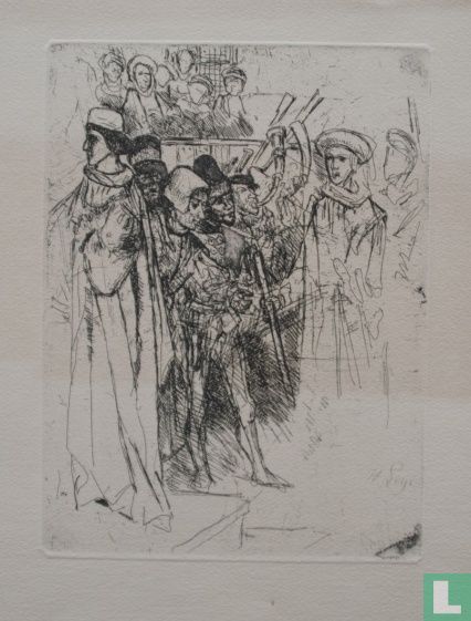 Middeleeuws historiestuk met Filips de Goede (1396-1467)