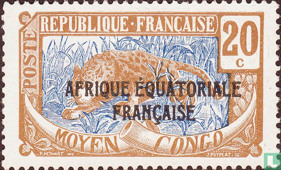 Léopard, avec surcharge