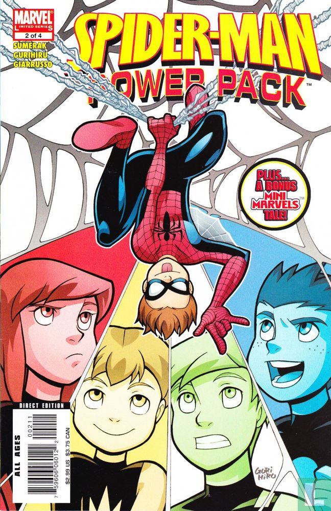 Power Pack Comics, Power Pack Comic Book List