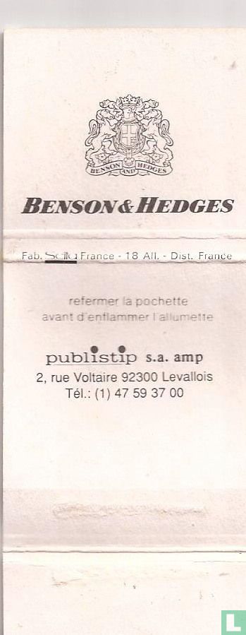 Benson & Hedges - Special Filter