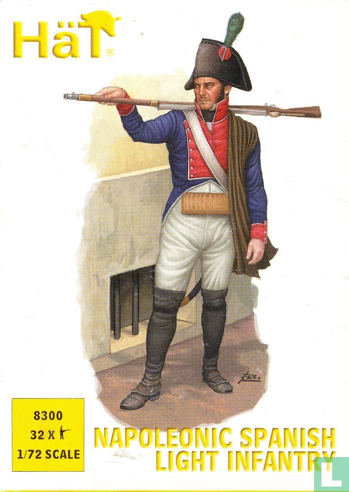 HÄT 8218 Voltigeurs Français Napoléoniens – 56 Figurines 1/72, Plastique Non Coloré, Assemblage Et Peinture Requis