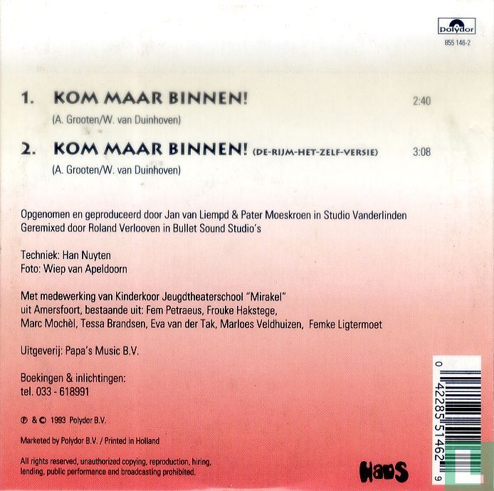Kom maar binnen!