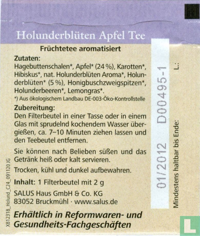 Holunderblüten Apfel Tee