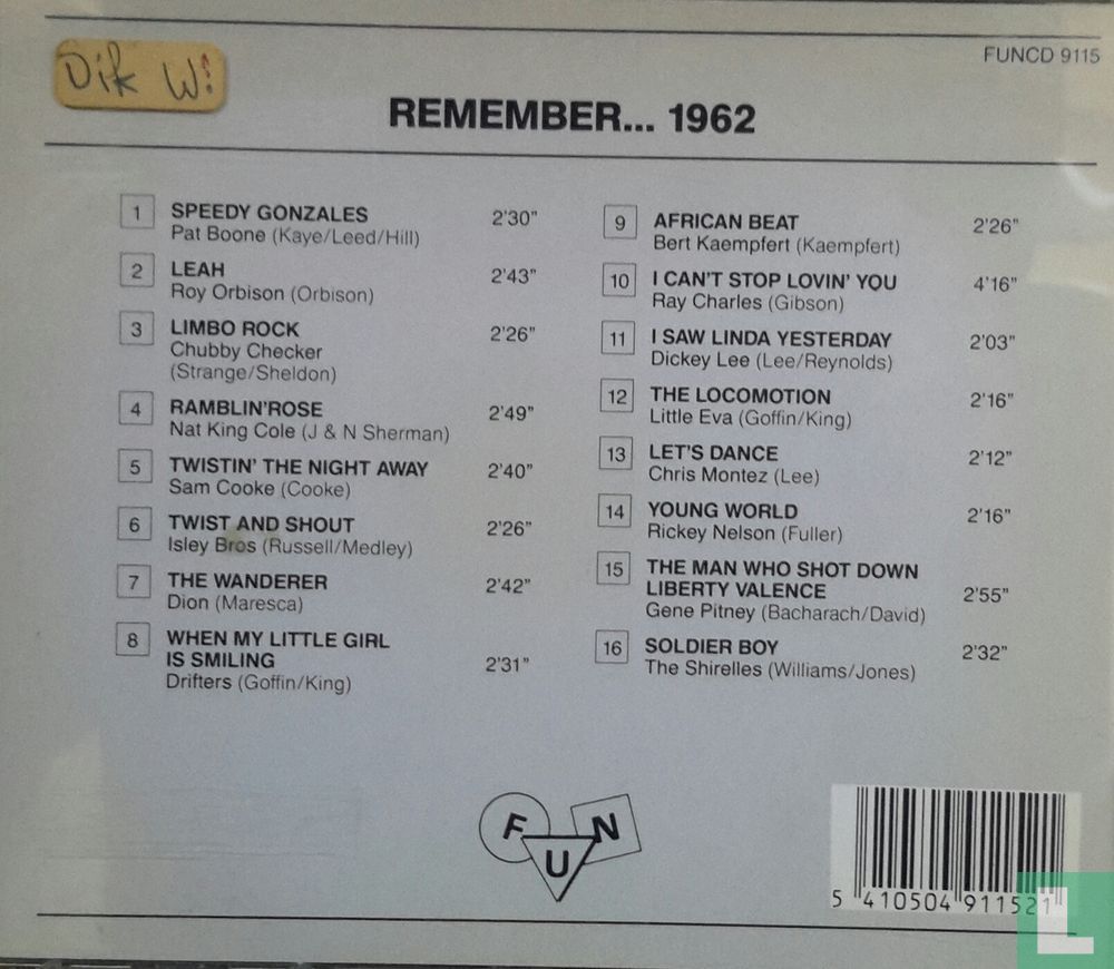 Remember...1962