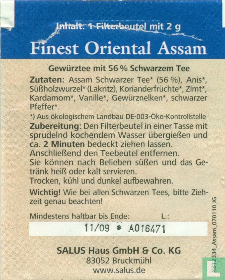 Finest Oriental Assam