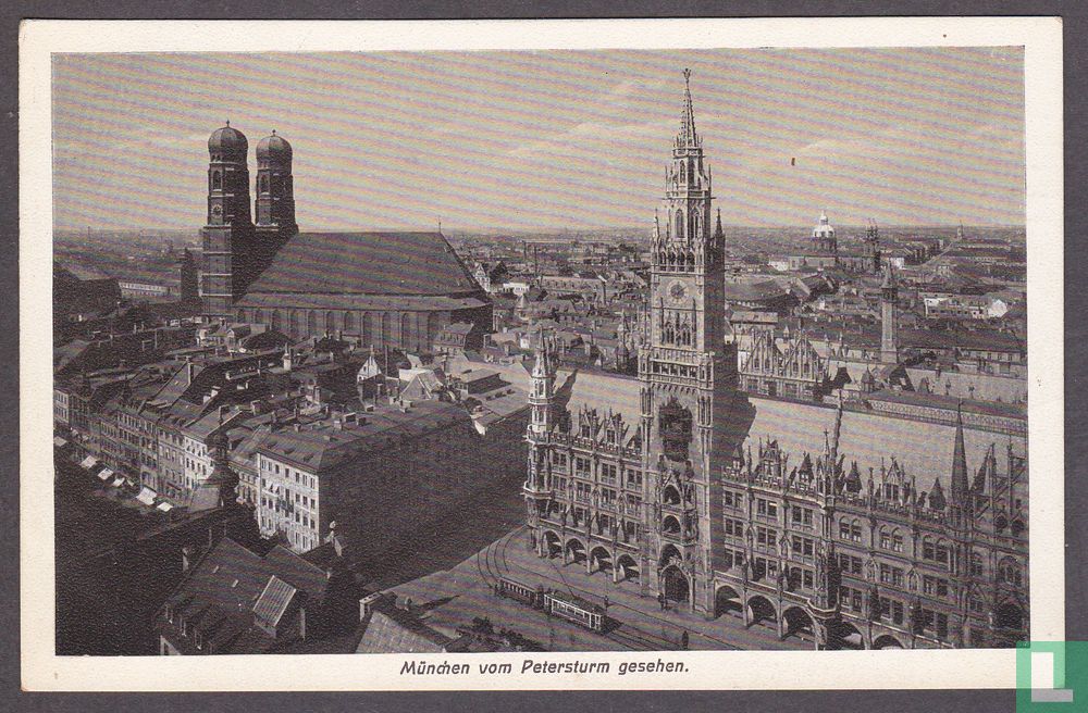 München vom Petersturm gesehen