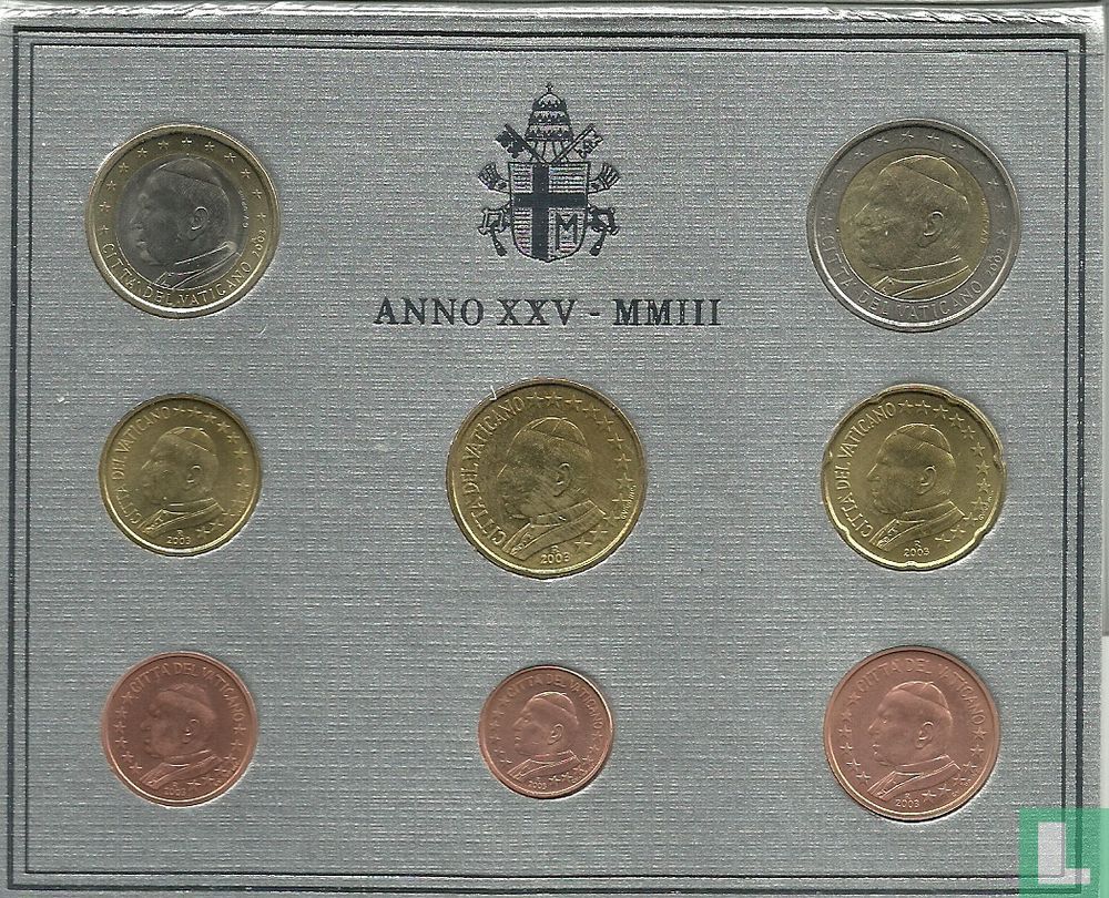 Vatican mint set 2003