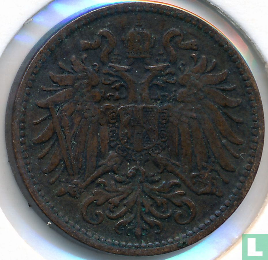 Österreich 2 Heller 1900
