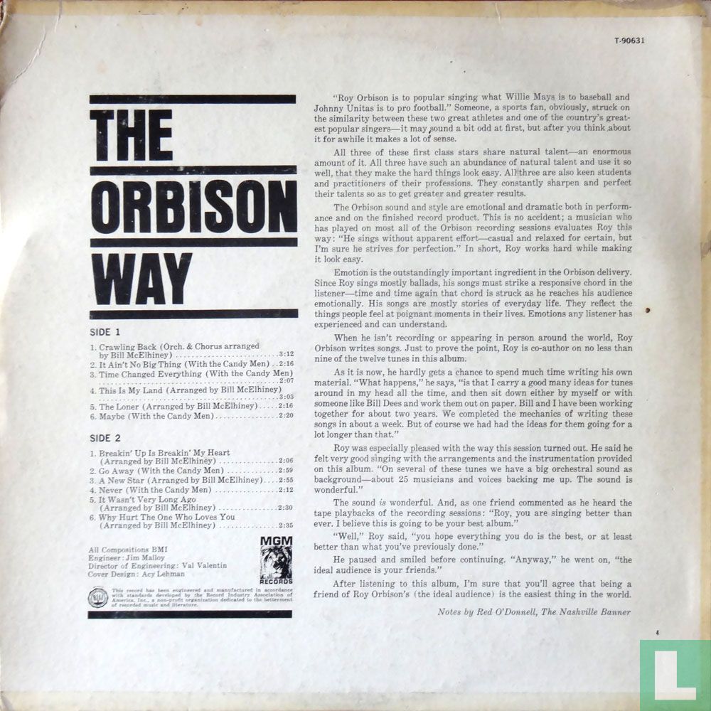 The Orbison Way