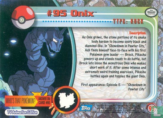 Pokemon All Stars 20: Onix (DVD) 