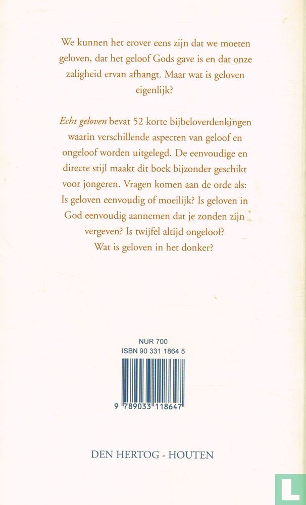 Echt geloven