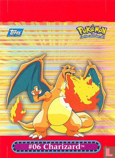 #06 charizard pokemon card Pokemon card: Charizard #06- 1999 TOPPS main image 0