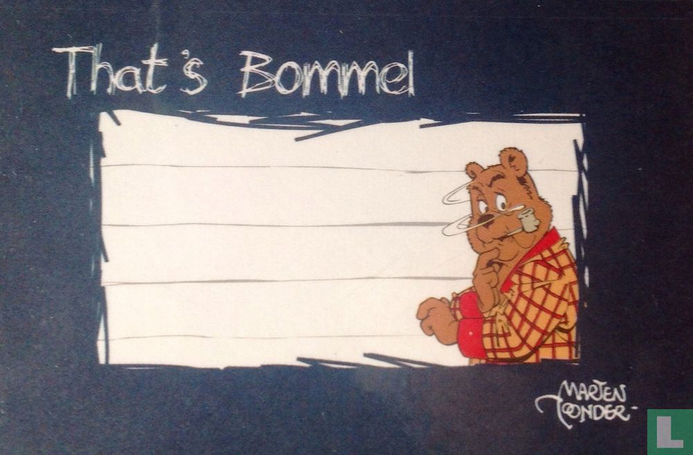 Bommel sticker