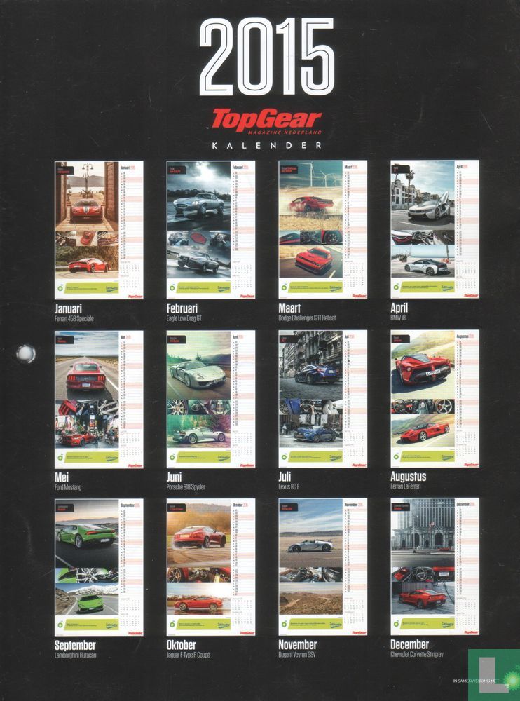 TopGear Kalender 2015