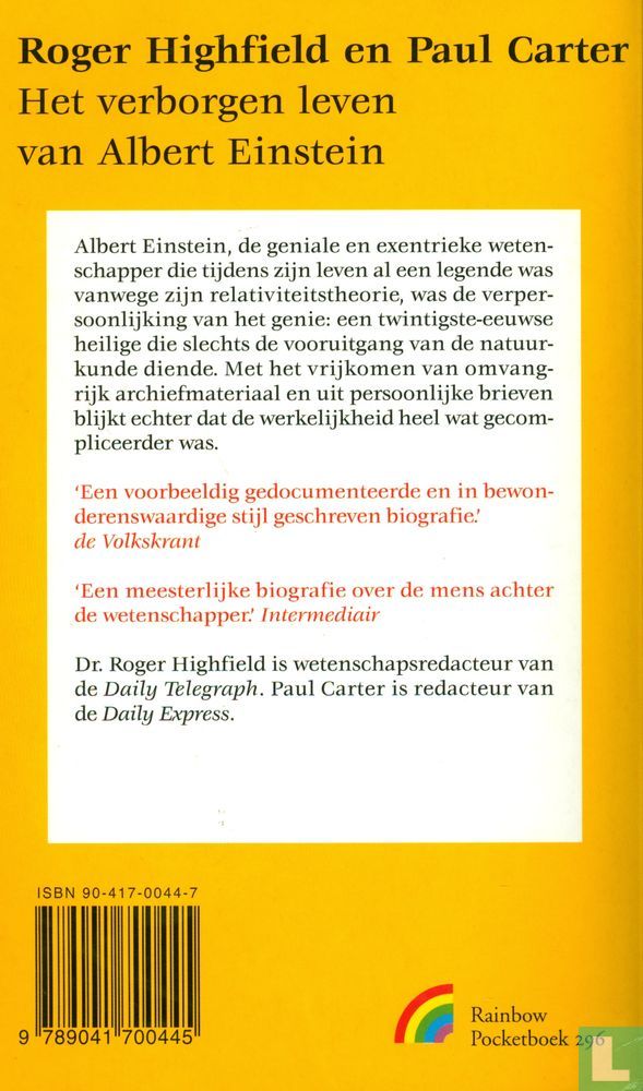 Het verborgen leven van Albert Einstein